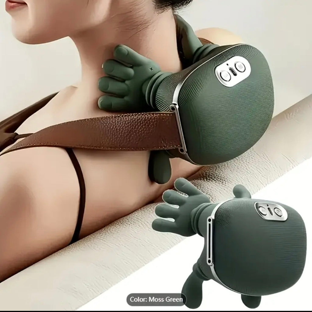 USB Rechargeable 8-Claw Deep Tissue Massager – Portable Wireless Relief for Neck, Back & Beyond