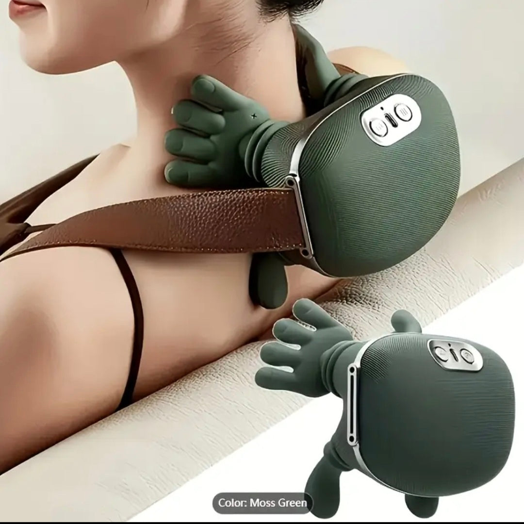 USB Rechargeable 8-Claw Deep Tissue Massager – Portable Wireless Relief for Neck, Back & Beyond