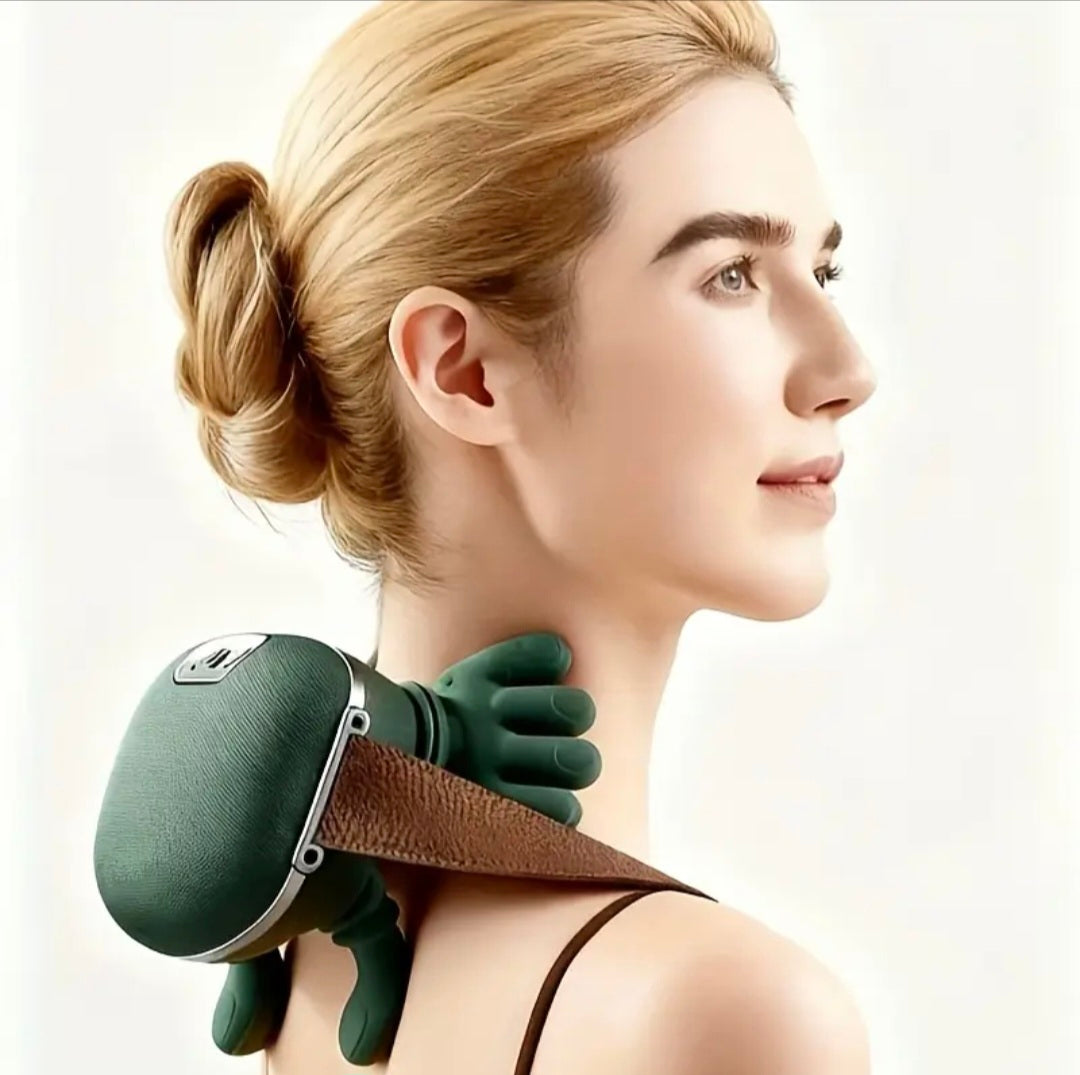 USB Rechargeable 8-Claw Deep Tissue Massager – Portable Wireless Relief for Neck, Back & Beyond