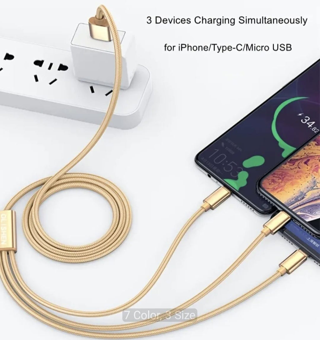 3-in-1 Fast Charging Cable