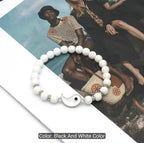 2-Piece Yin Yang Tai Chi Beaded Bracelets