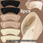 6 Pairs Thickened Cushioned Insoles