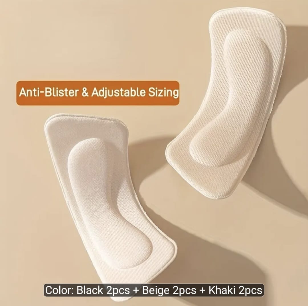 6 Pairs Thickened Cushioned Insoles