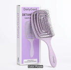 Professional Curved Paddle Brush