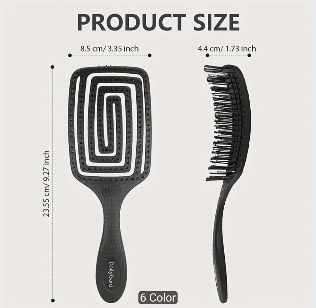 Professional Curved Paddle Brush