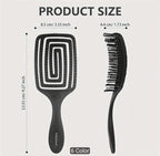 Professional Curved Paddle Brush