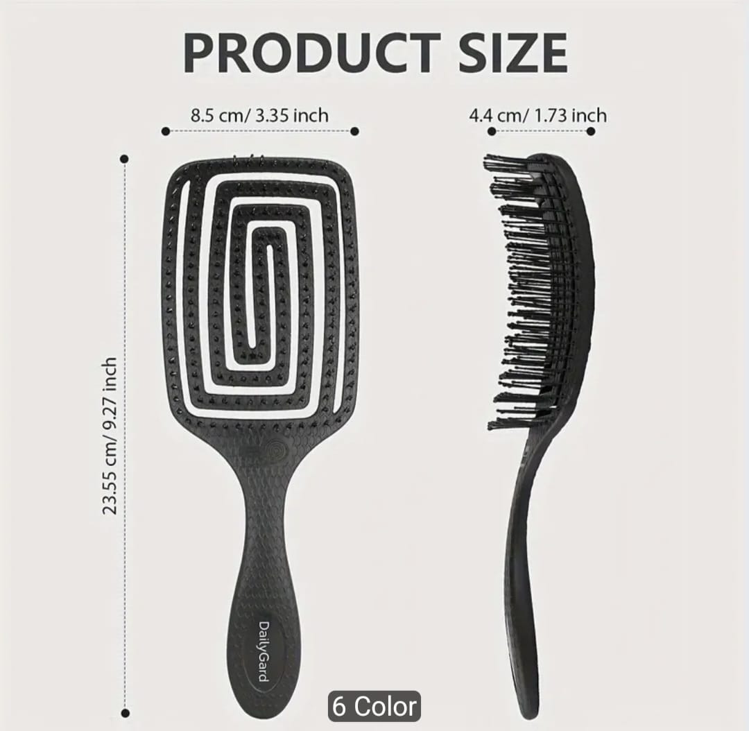 Professional Curved Paddle Brush