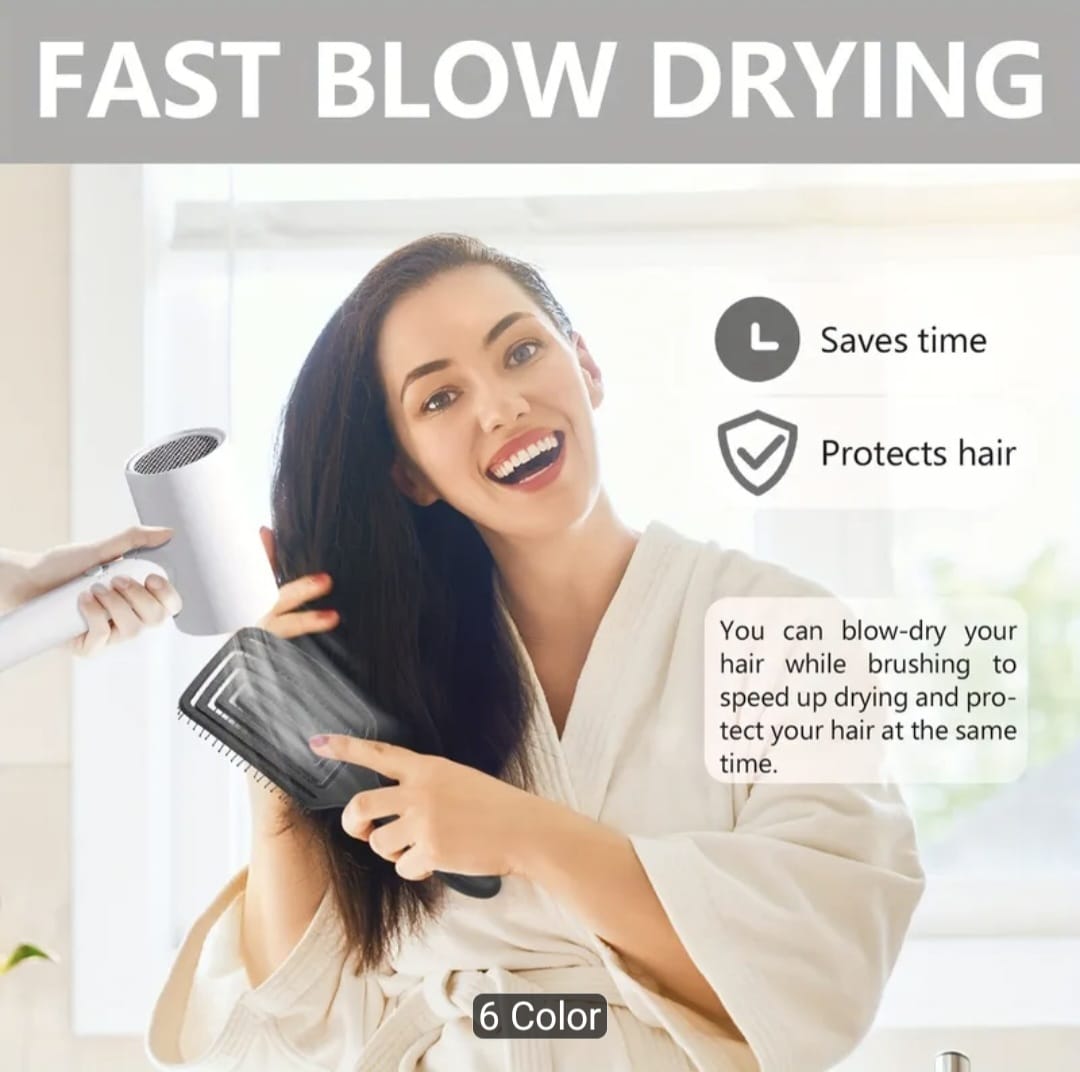 Professional Curved Paddle Brush