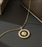 Women’s Lion Head Pendant Necklace Set with Earrings