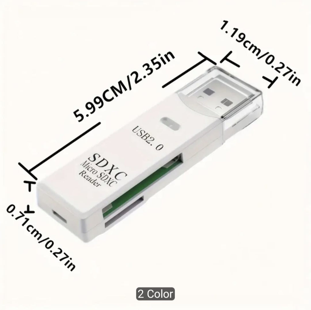Wansurs USB 2.0 SD/Micro SD Card Reader