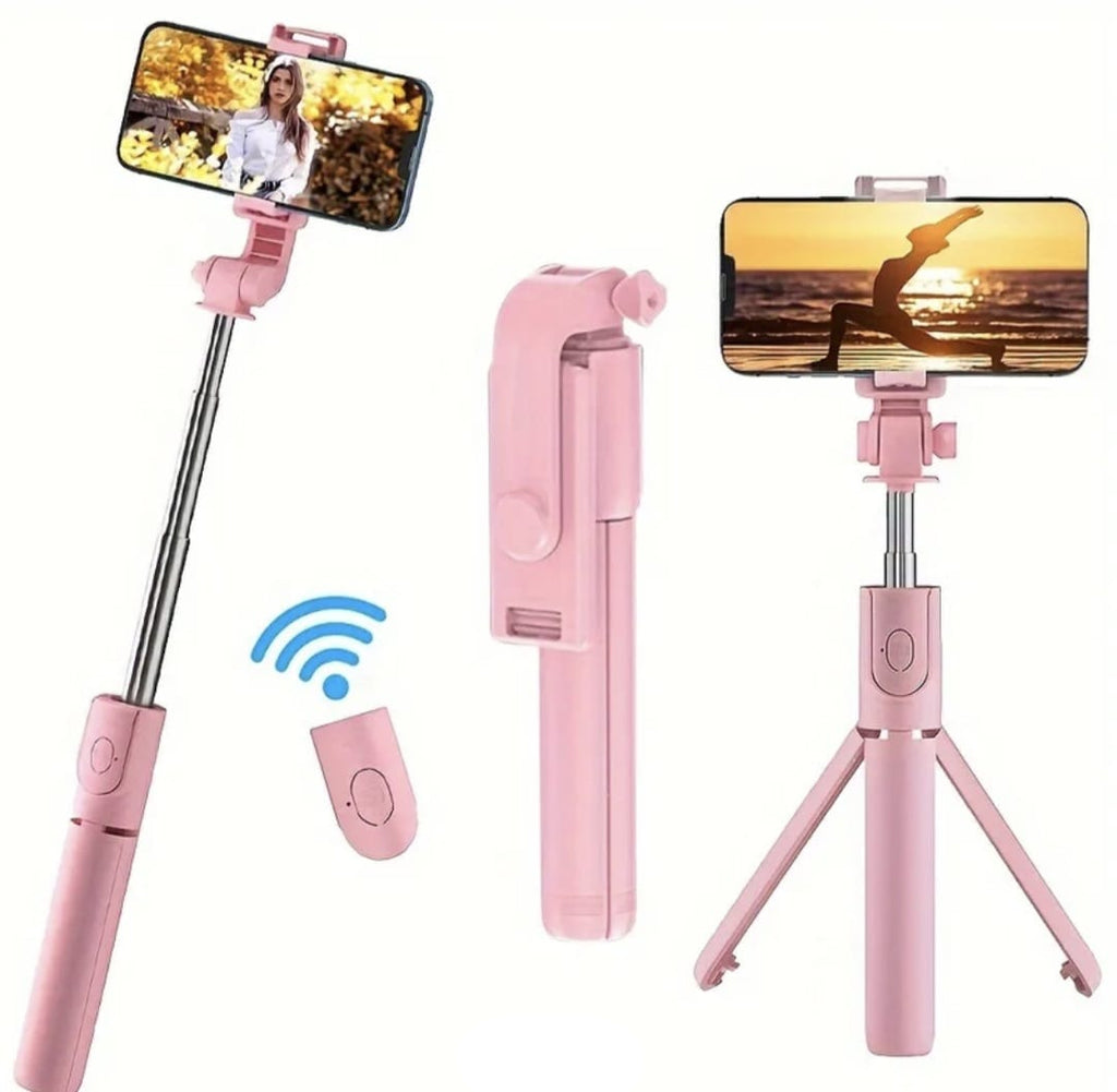 Multi-Function Selfie Stick Tripod with Wireless Remote