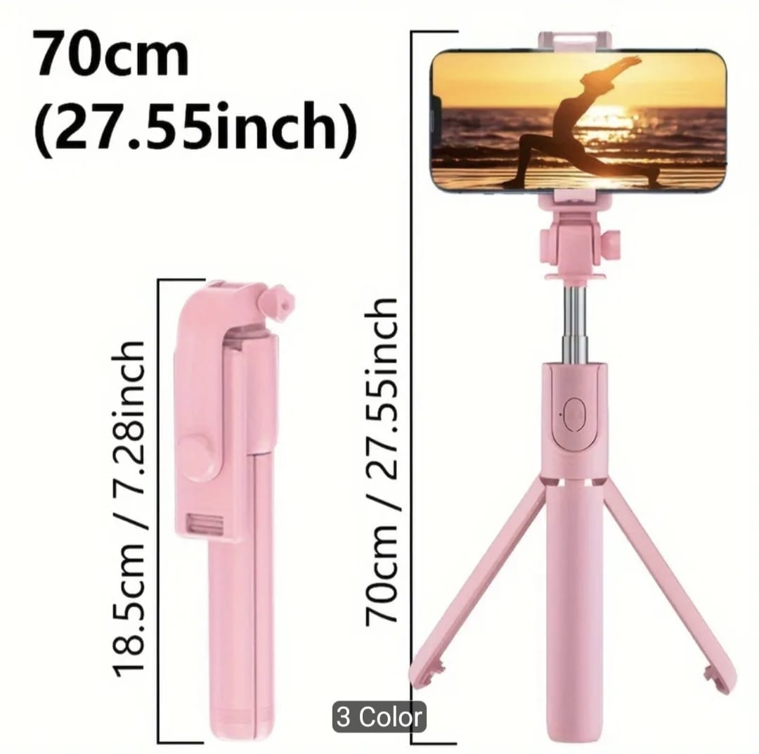 Multi-Function Selfie Stick Tripod with Wireless Remote