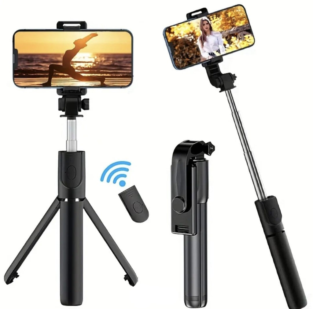 Multi-Function Selfie Stick Tripod with Wireless Remote