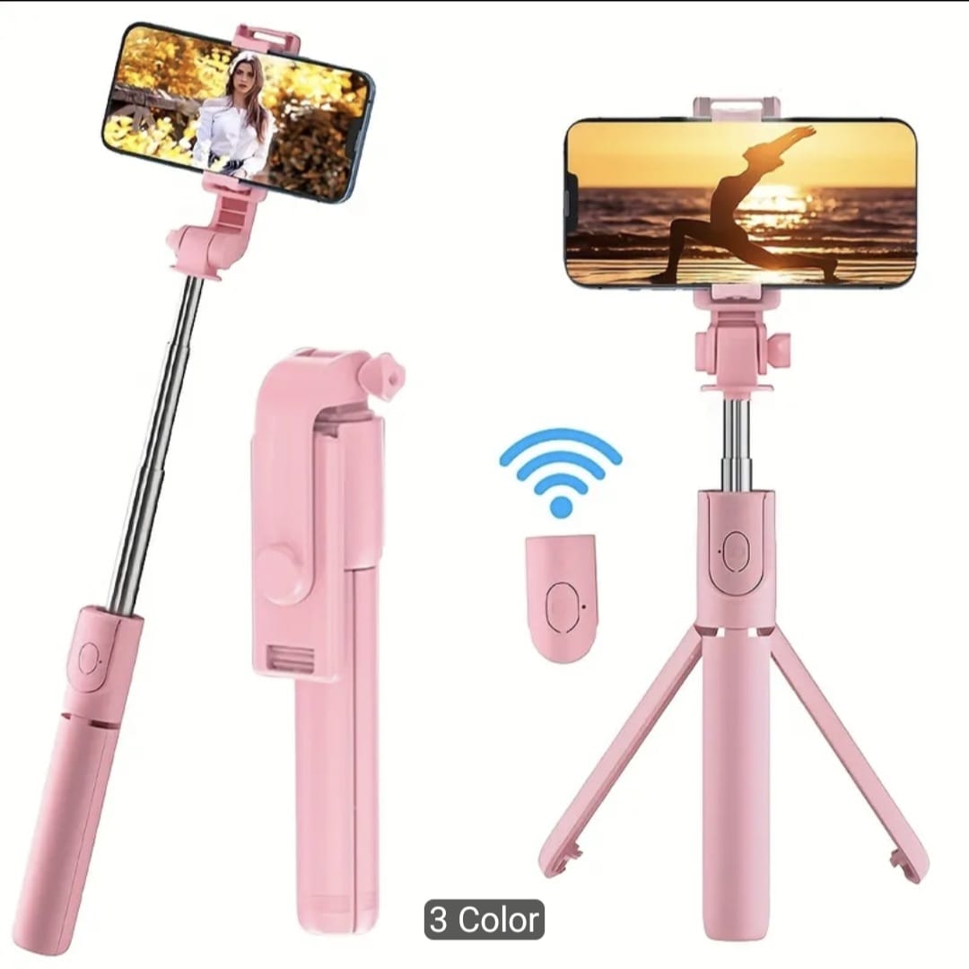 Multi-Function Selfie Stick Tripod with Wireless Remote