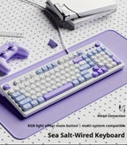 Wired Silent Gaming Keyboard with Rainbow Backlight
