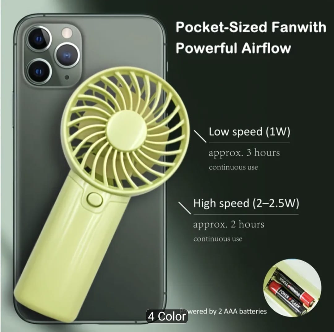 Multi-Color Handheld Mini Pro Fan