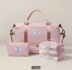 Large Capacity Women’s Travel & Gym Bag Set