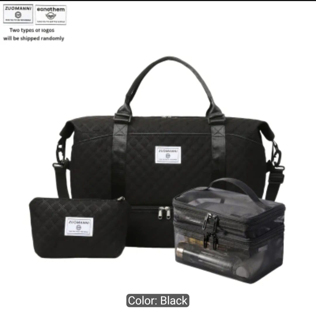 Large Capacity Women’s Travel & Gym Bag Set