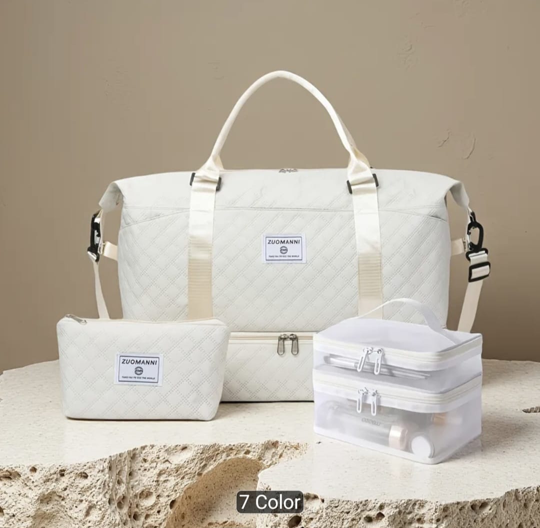 Large Capacity Women’s Travel & Gym Bag Set