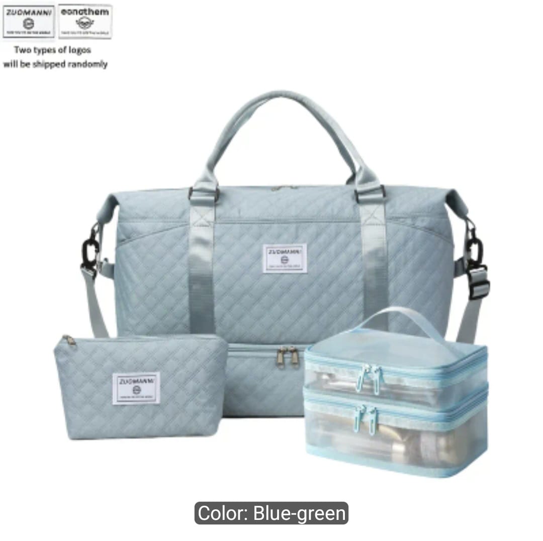 Large Capacity Women’s Travel & Gym Bag Set
