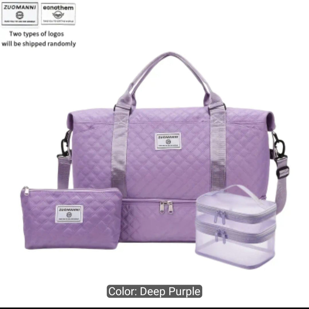 Large Capacity Women’s Travel & Gym Bag Set