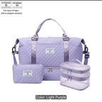 Large Capacity Women’s Travel & Gym Bag Set