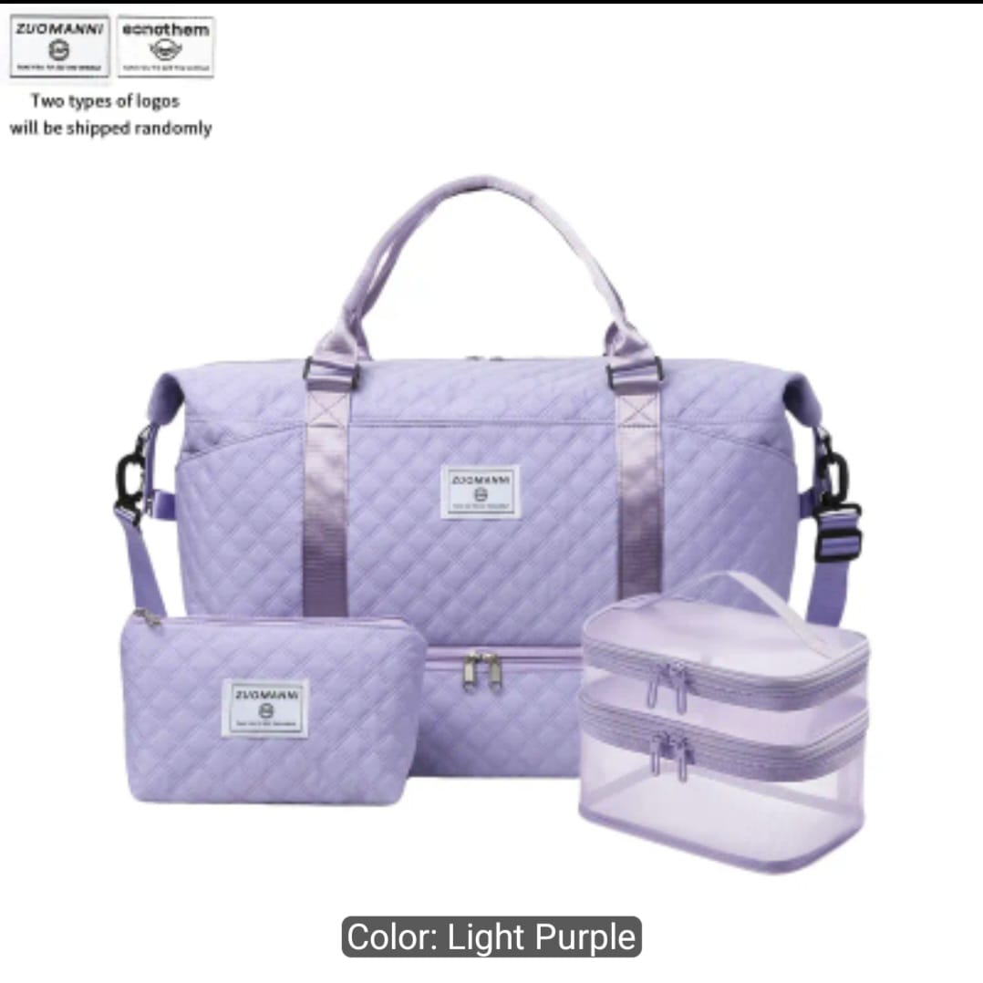 Large Capacity Women’s Travel & Gym Bag Set