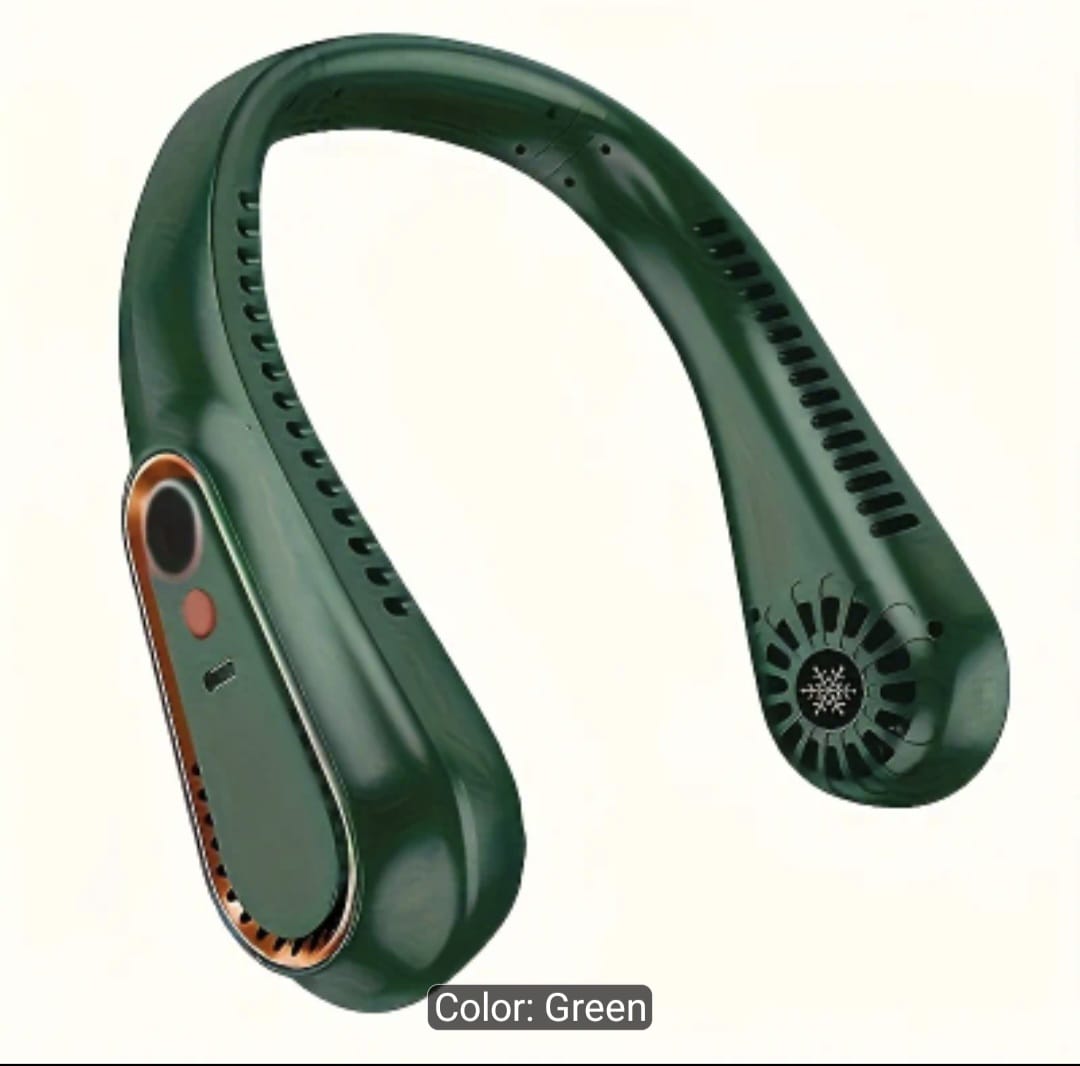 USB Rechargeable Blade-Free Neck Fan