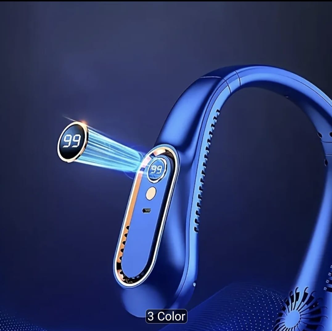 USB Rechargeable Blade-Free Neck Fan