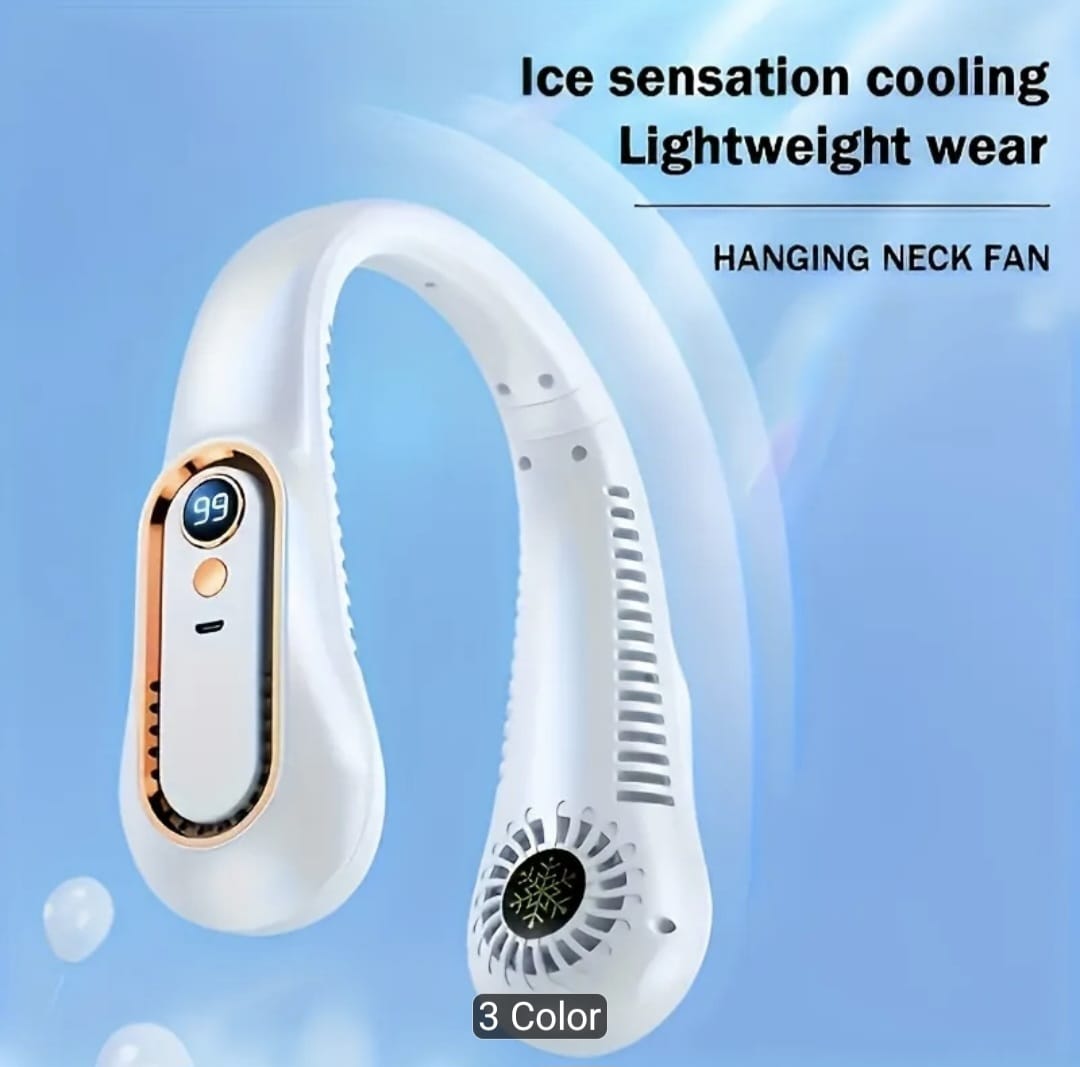 USB Rechargeable Blade-Free Neck Fan