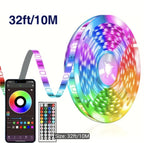 USB LED Light Strip with 44-Key Remote & App Control