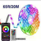 USB LED Light Strip with 44-Key Remote & App Control
