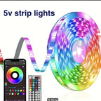 USB LED Light Strip with 44-Key Remote & App Control