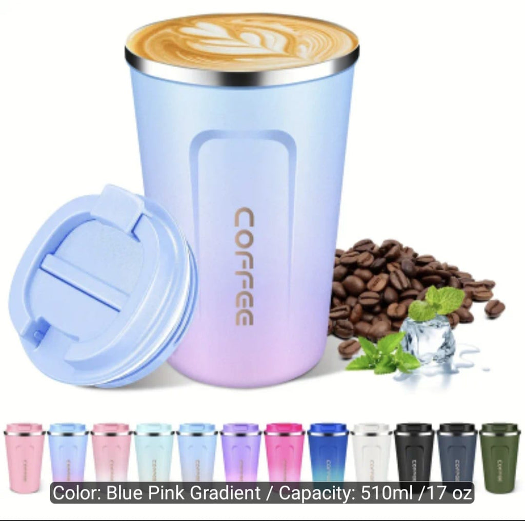 510ml/17oz Insulated Coffee Cup with Lid
