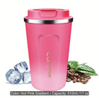 510ml/17oz Insulated Coffee Cup with Lid
