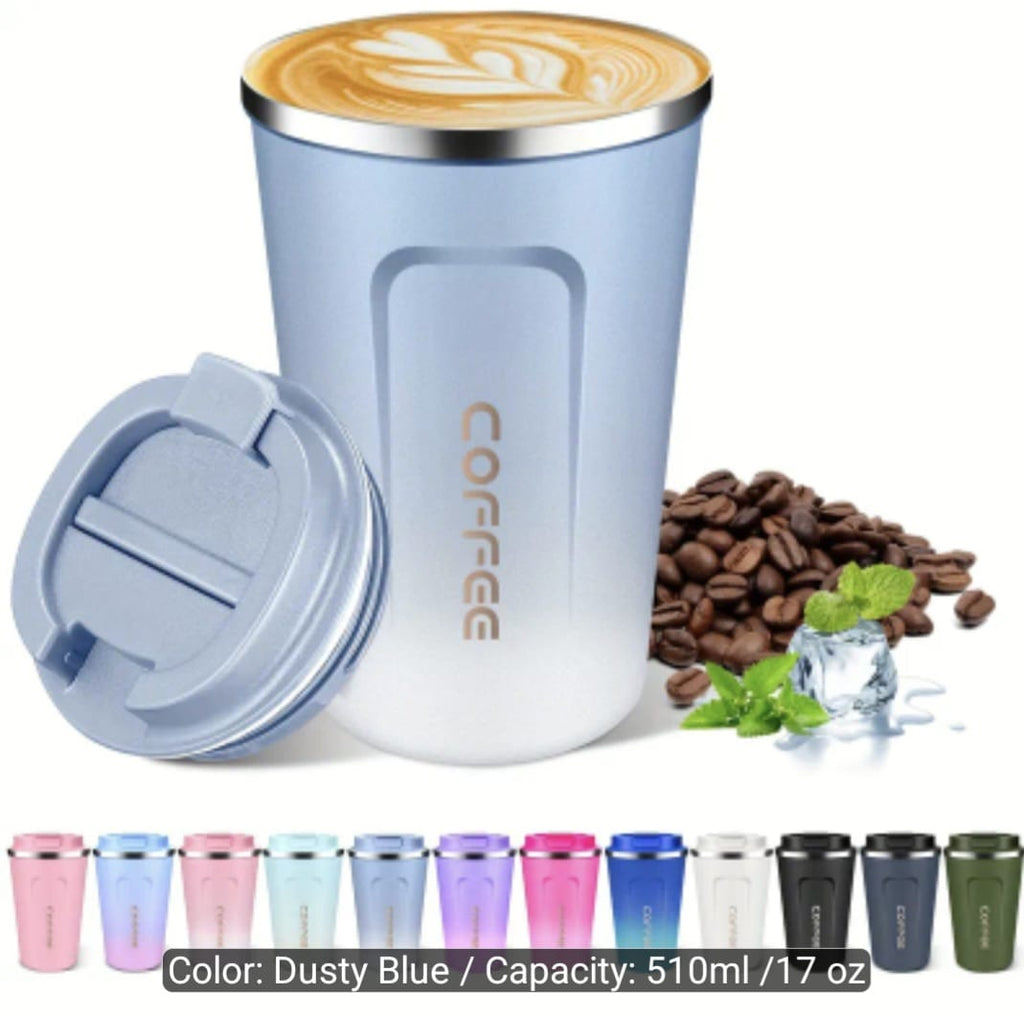 510ml/17oz Insulated Coffee Cup with Lid