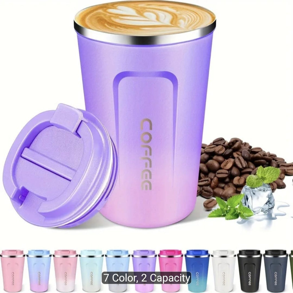 510ml/17oz Insulated Coffee Cup with Lid