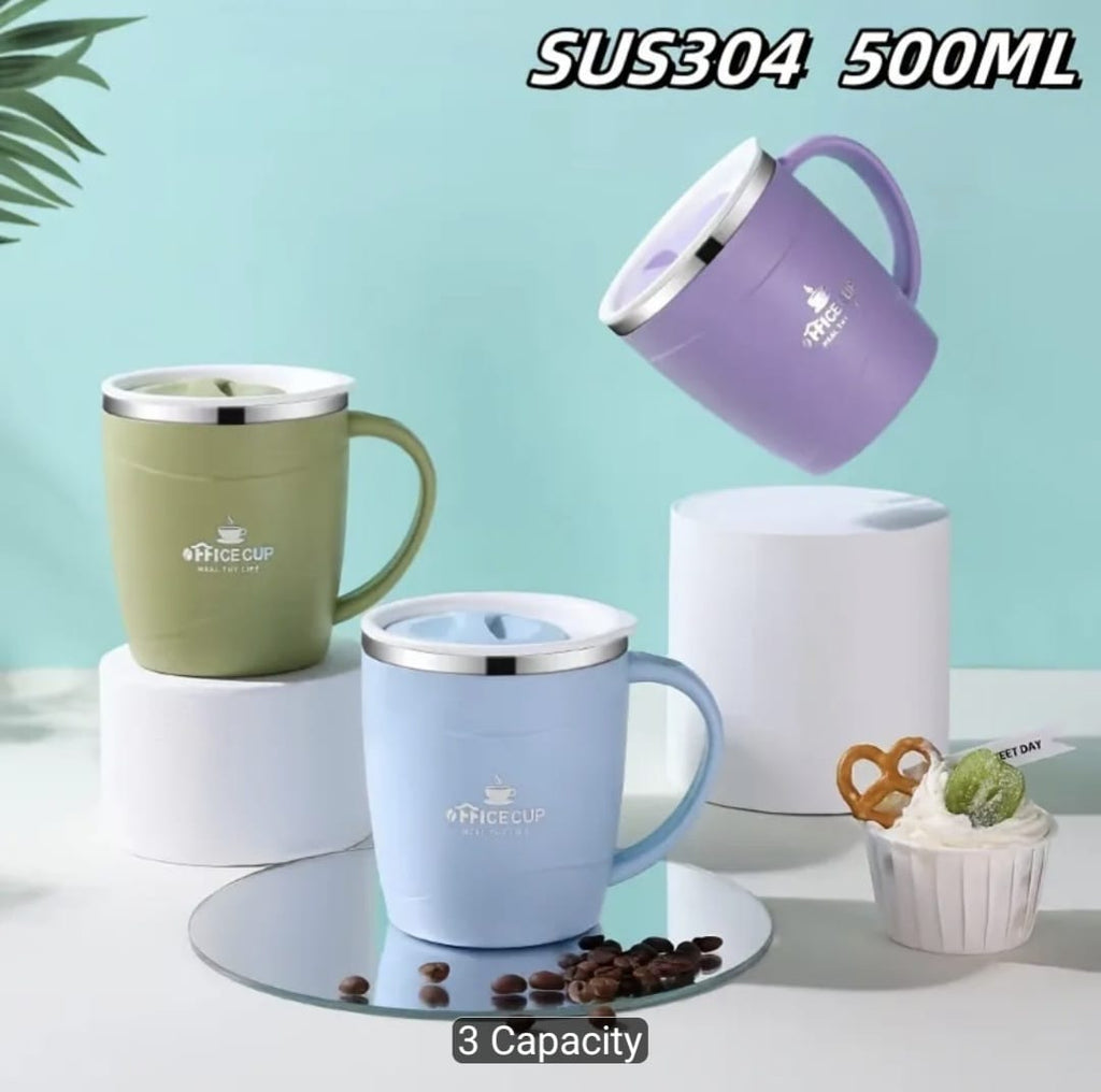Stainless Steel 500ml Travel Coffee Cup