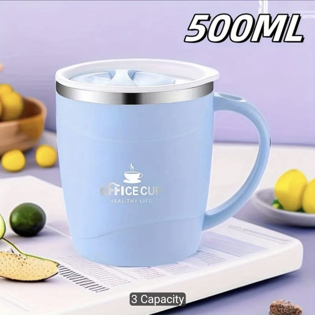Stainless Steel 500ml Travel Coffee Cup