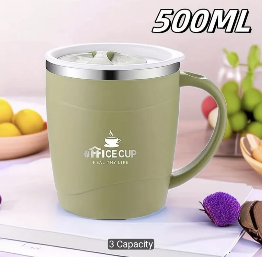 Stainless Steel 500ml Travel Coffee Cup