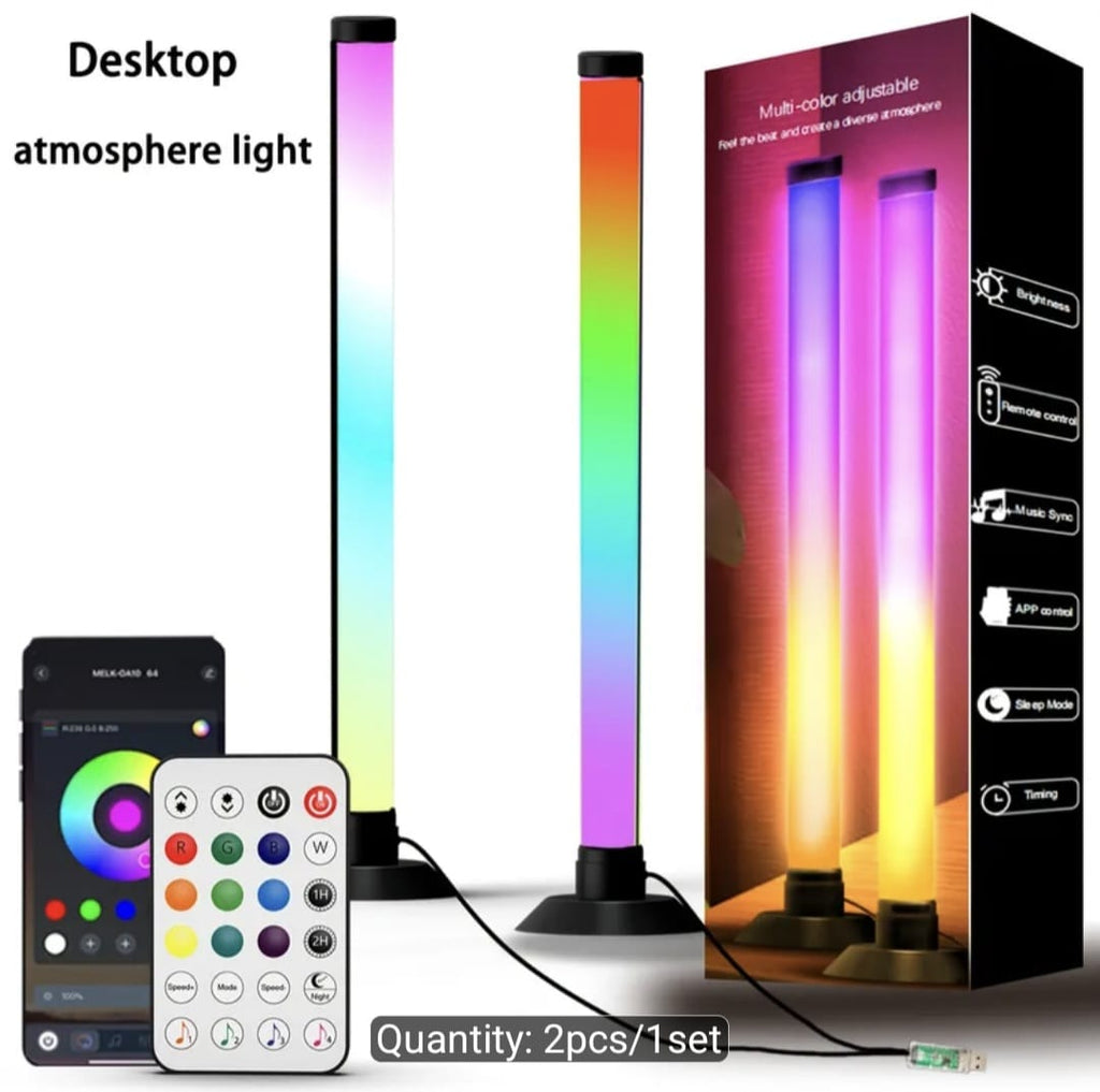 Smart RGB IC LED Light Bars 2PCS Set
