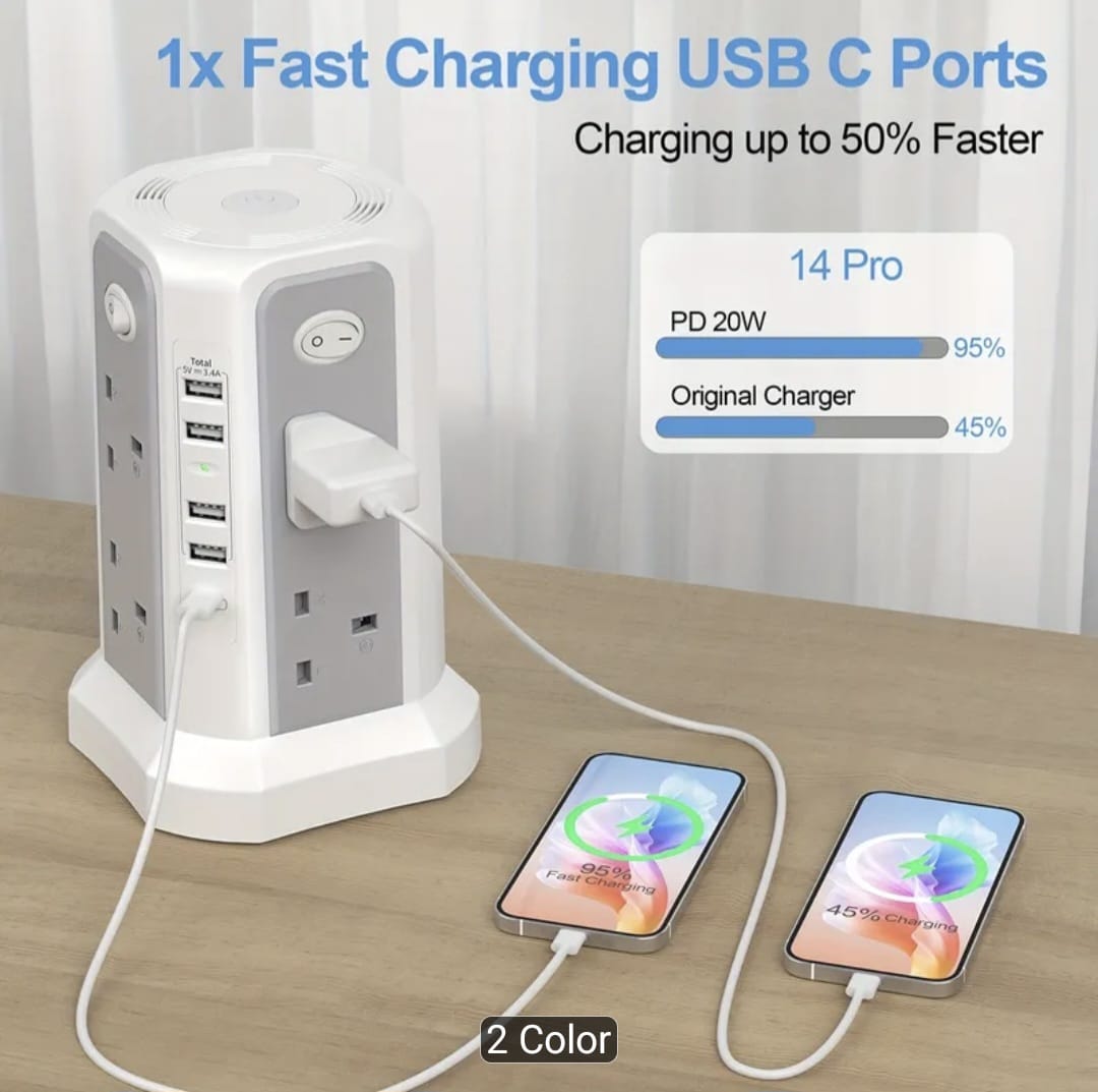 Multi-Functional 2-Tier Power Tower