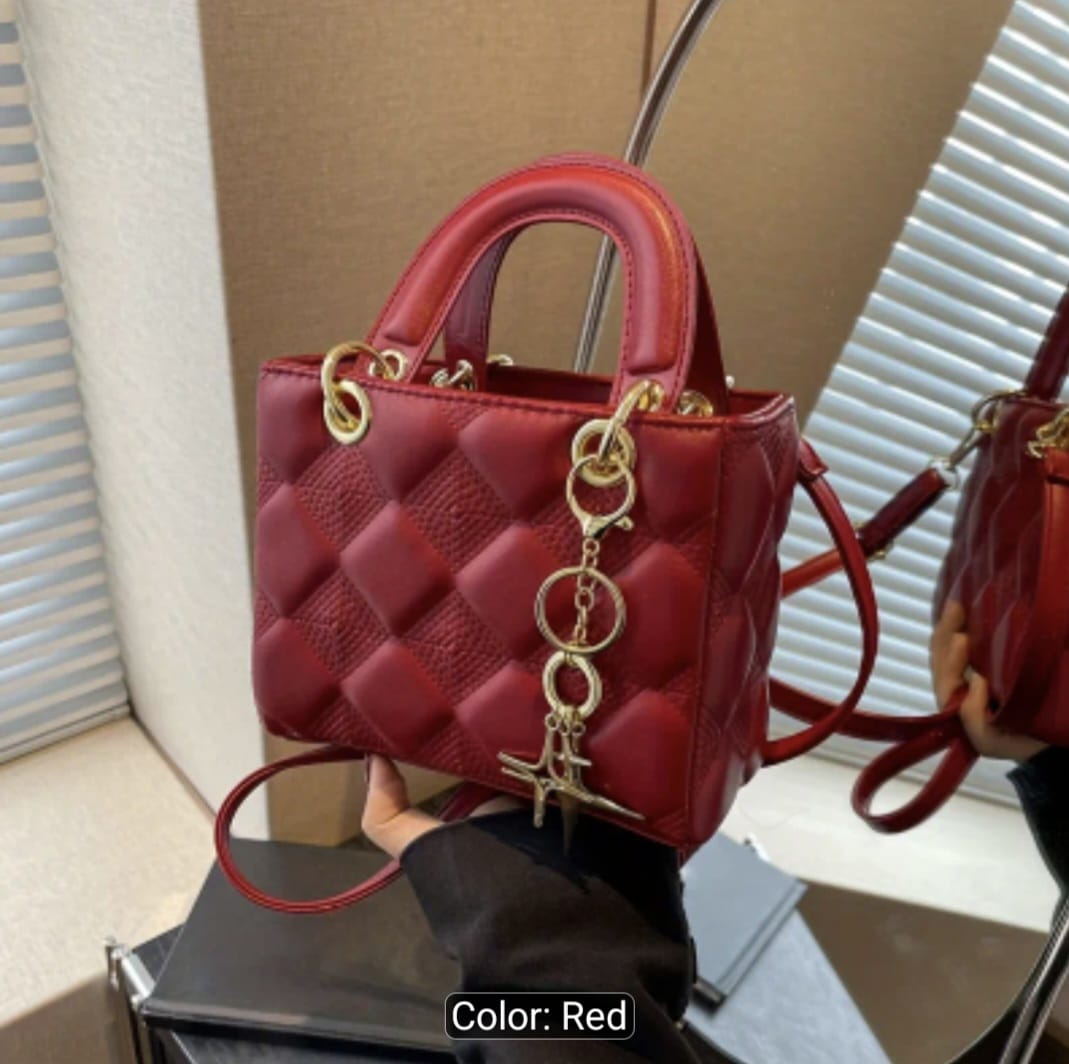Women’s Elegant Small Square Handbag & Crossbody Bag