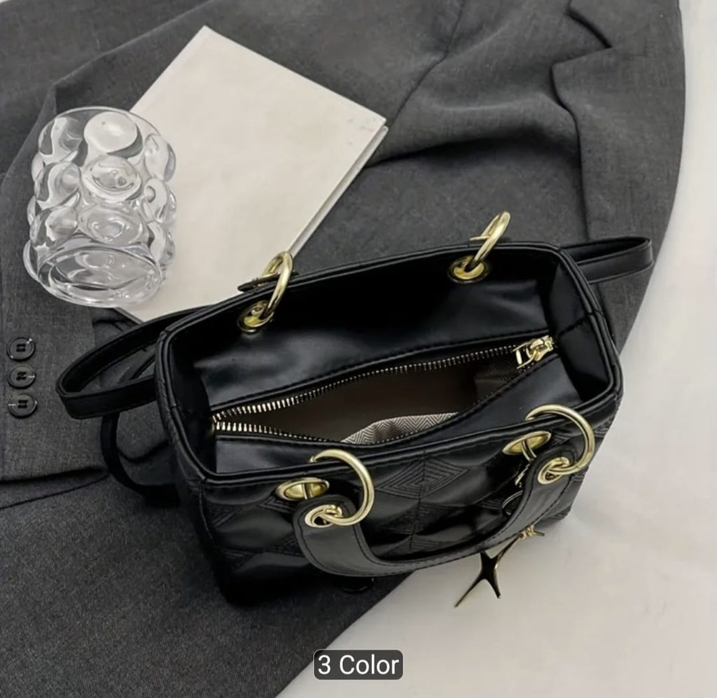 Women’s Elegant Small Square Handbag & Crossbody Bag