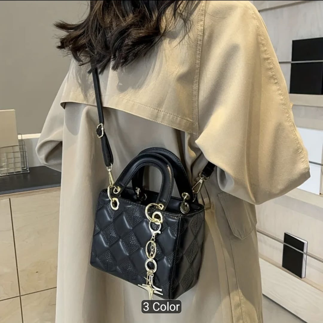 Women’s Elegant Small Square Handbag & Crossbody Bag