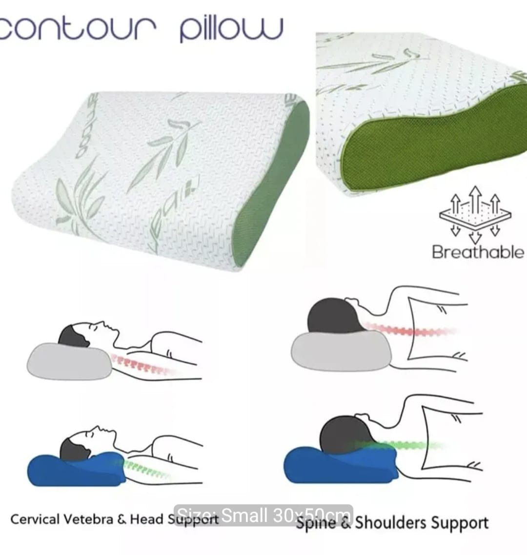 Bamboo Memory Foam Contour Pillow