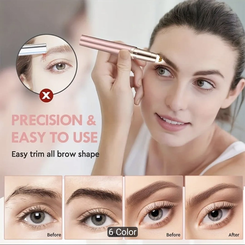 Portable Rechargeable Electric Eyebrow & Bikini Trimmer