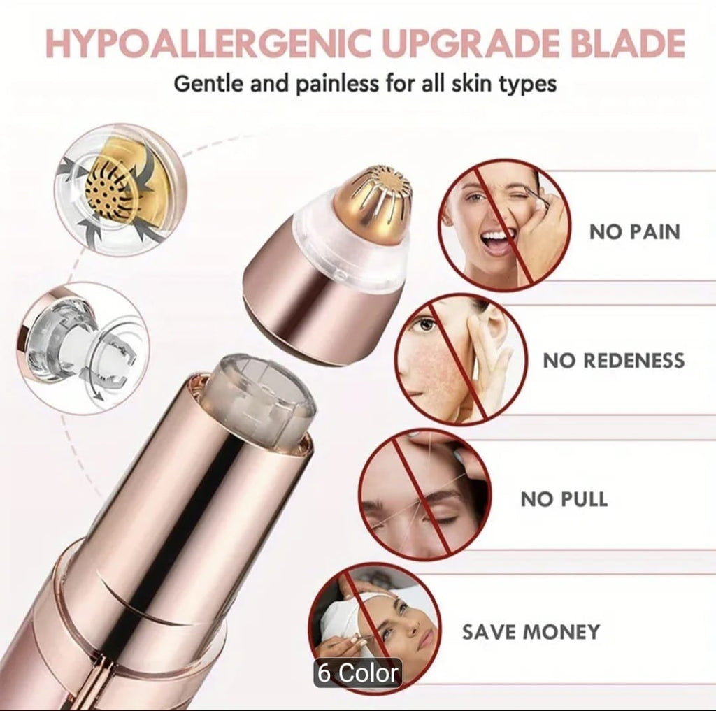 Portable Rechargeable Electric Eyebrow & Bikini Trimmer