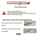 Portable Rechargeable Electric Eyebrow & Bikini Trimmer