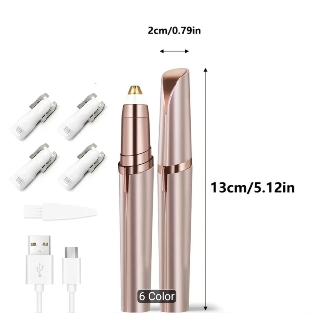 Portable Rechargeable Electric Eyebrow & Bikini Trimmer